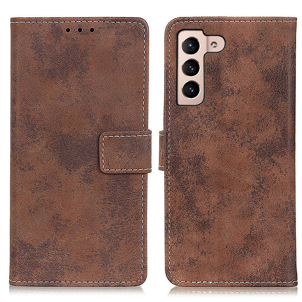 Galaxy S22+ - Vintage Etui Wildleder Optik
