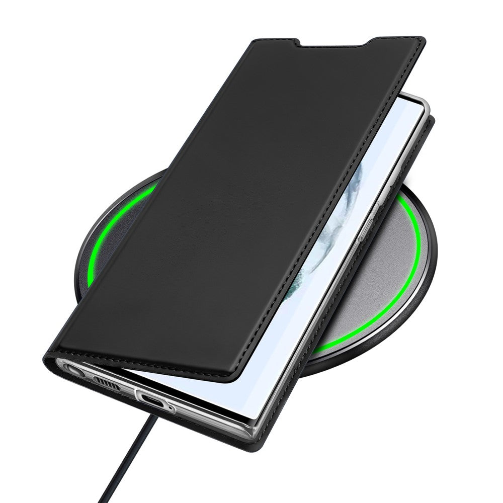 Galaxy S22 Ultra - Custodia Dux Ducis Flip Folio blu