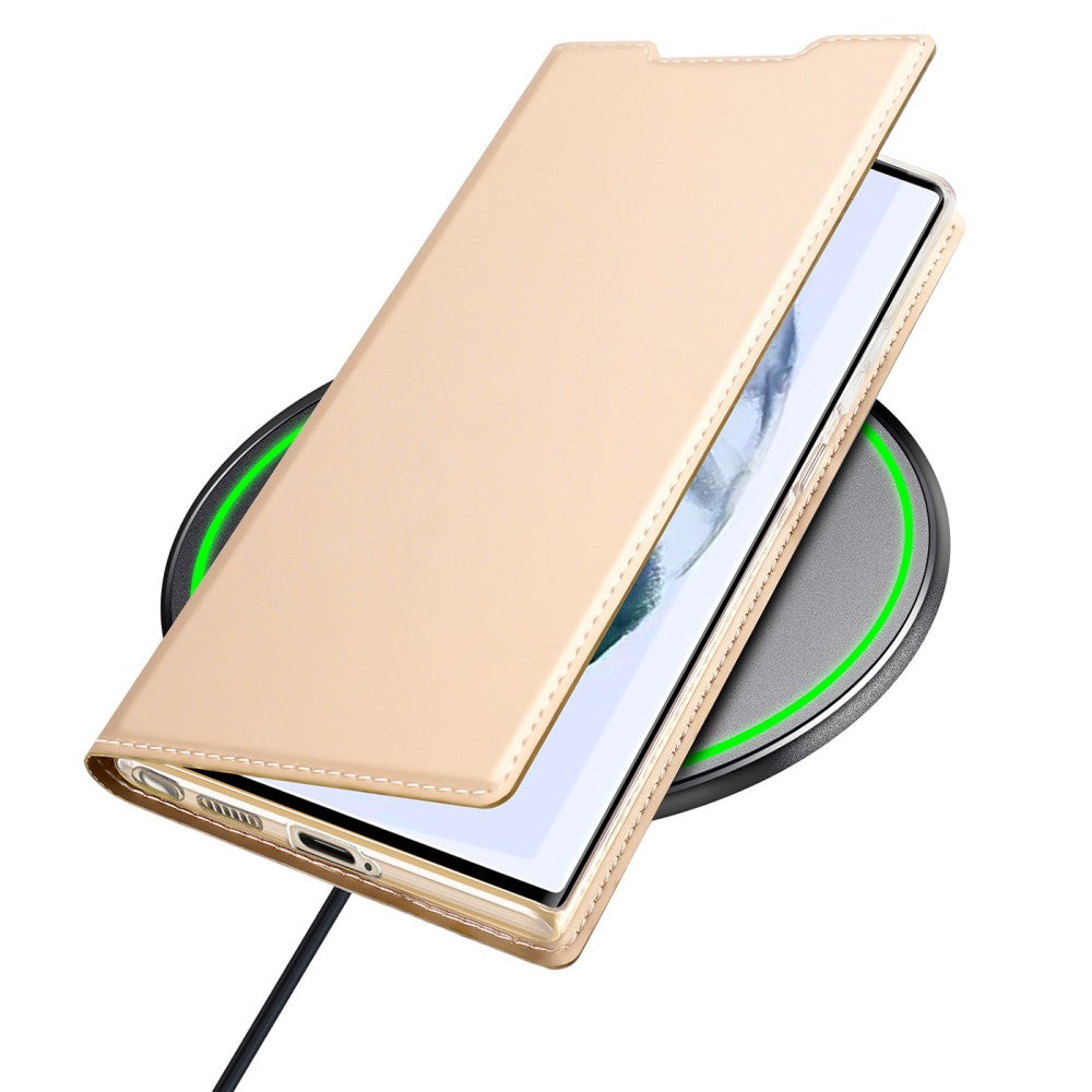 Galaxy S22 Ultra - Custodia Dux Ducis Flip Folio blu