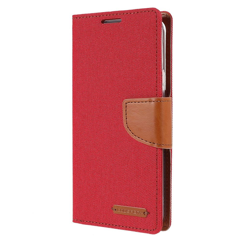 Galaxy S22+ - Custodia in pelle Mercury Canvas Fabric Grigio