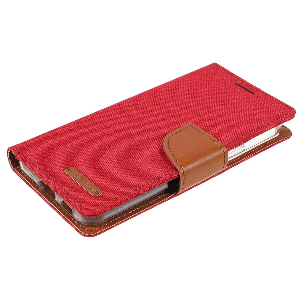 Galaxy S22+ - Custodia in pelle Mercury Canvas Fabric Grigio