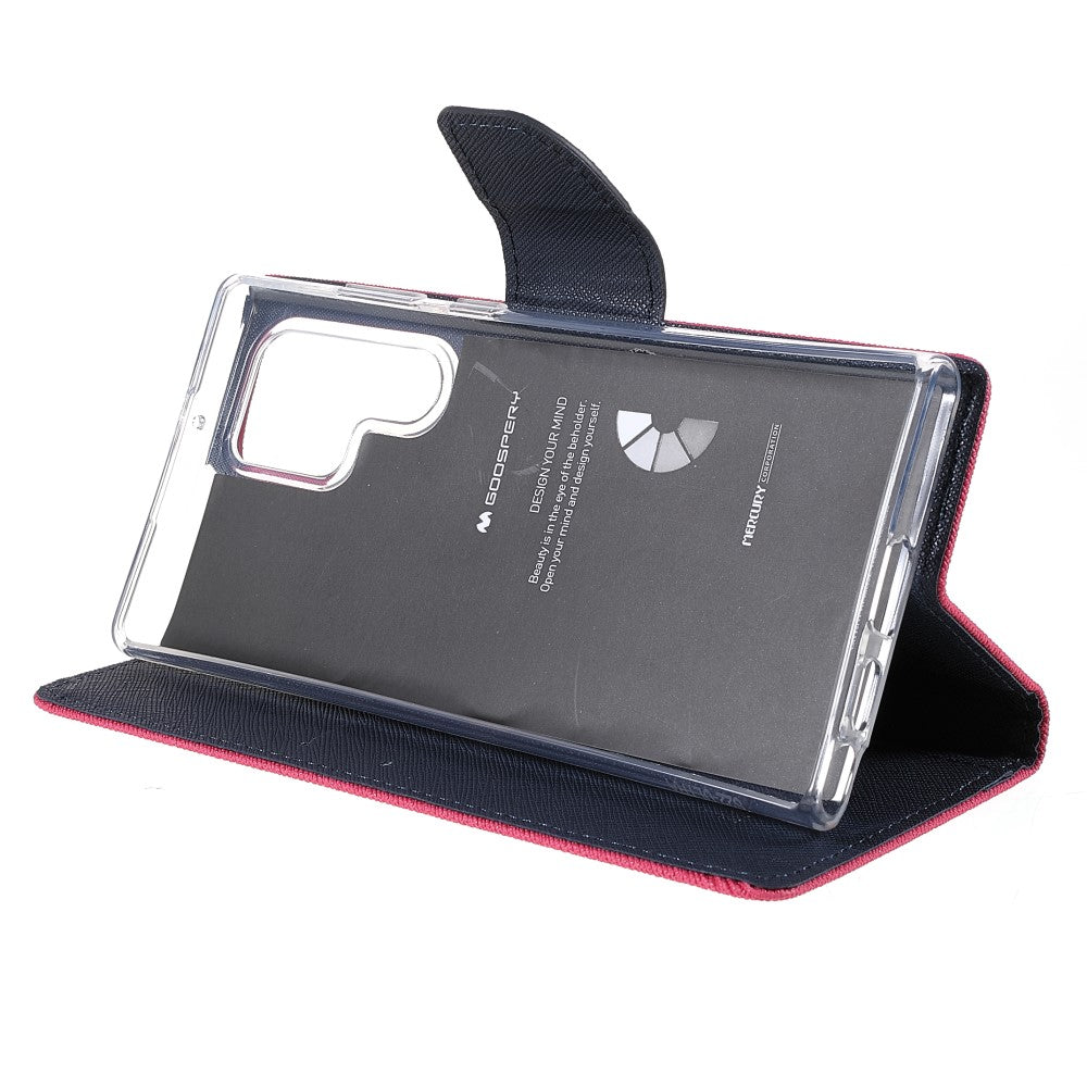 custodia Galaxy S22 Ultra - Custodia Goospery Fancy nera