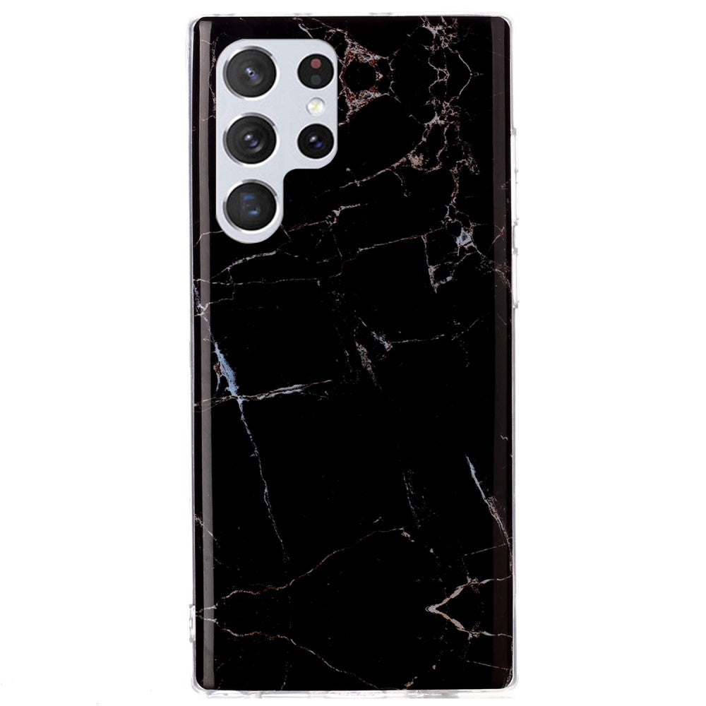 Galaxy S22 Ultra - Custodia in gomma Blue Marble