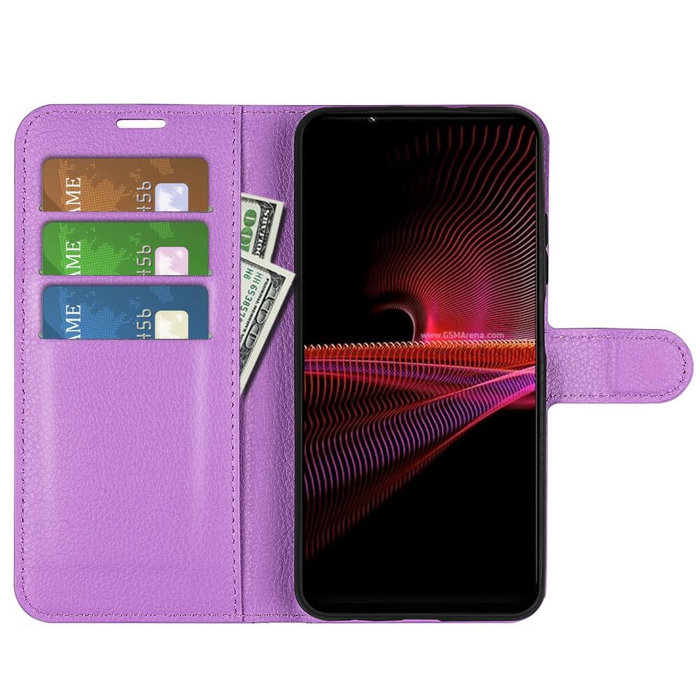 Sony Xperia 1 IV- Leder Etui Hülle