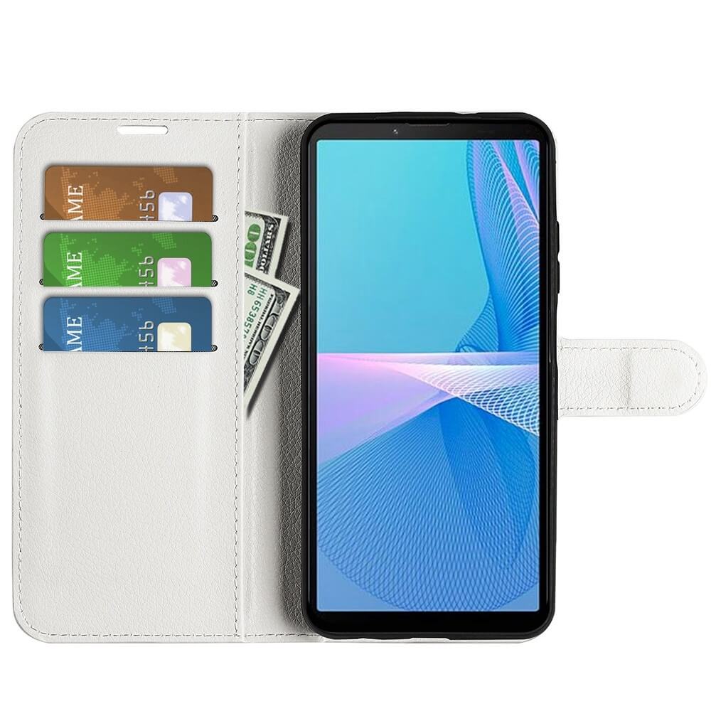Sony Xperia 10 IV - Leder Etui Hülle