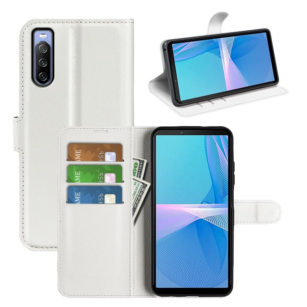 Sony Xperia 10 IV - Leder Etui Hülle