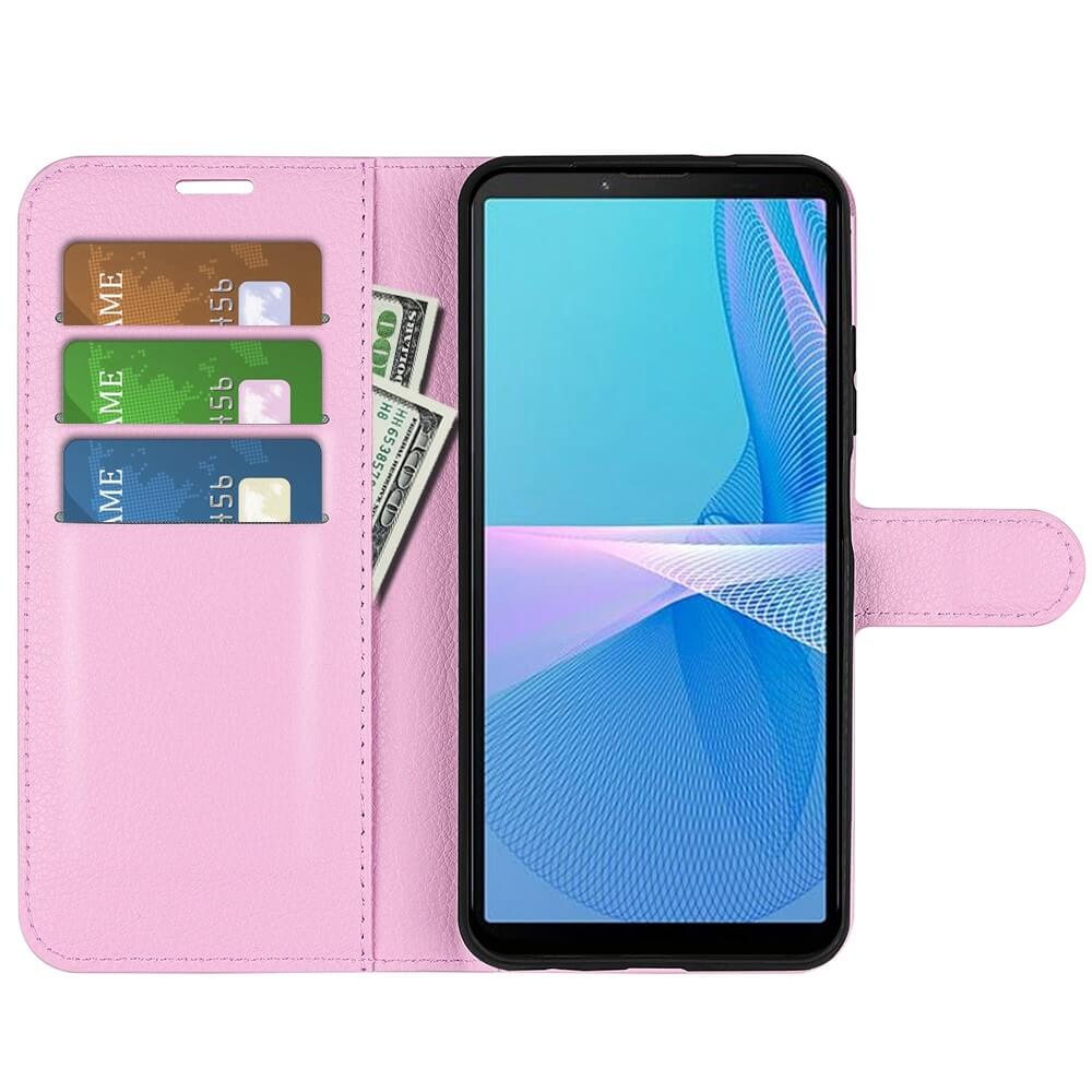 Sony Xperia 10 IV - Leder Etui Hülle