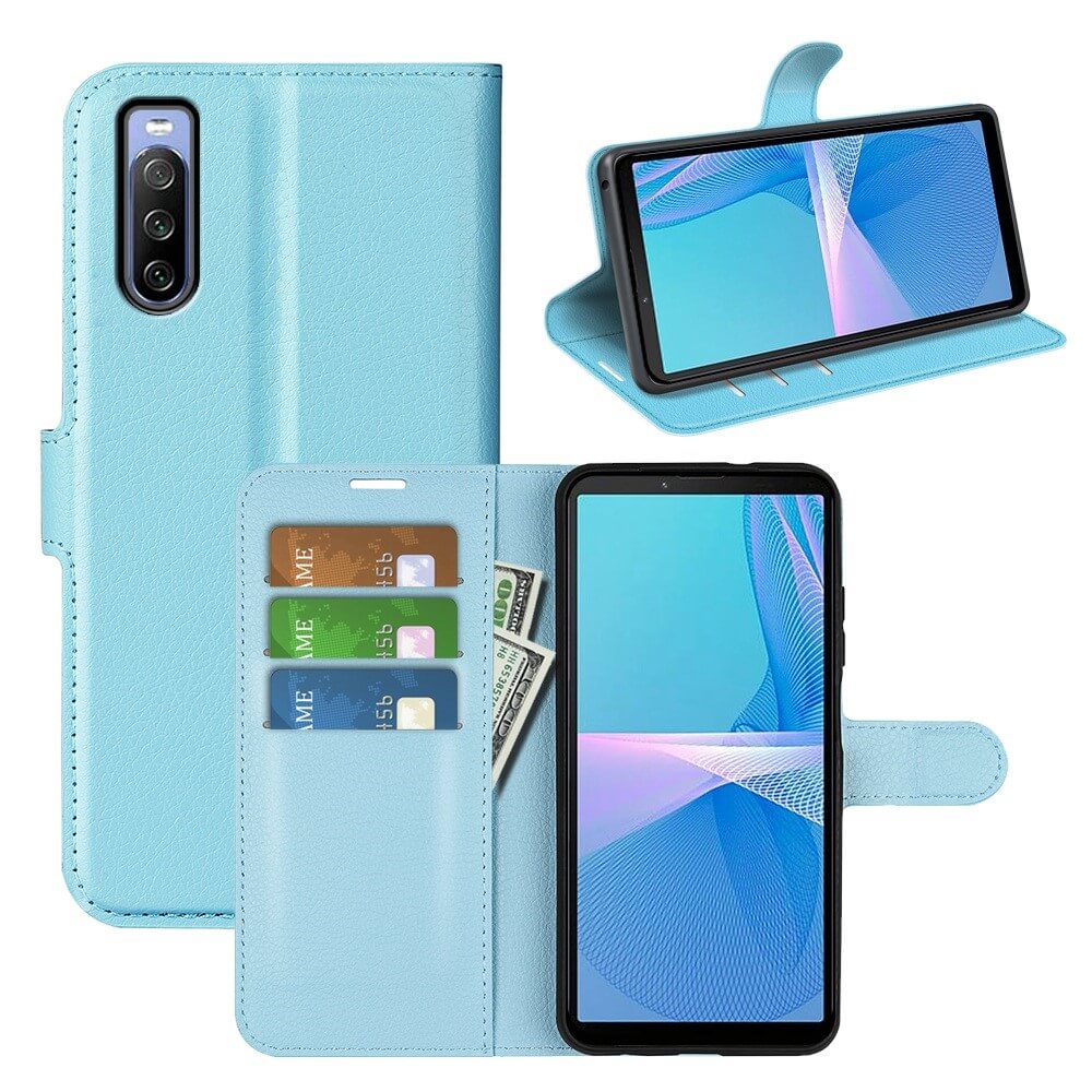Sony Xperia 10 IV - Leder Etui Hülle