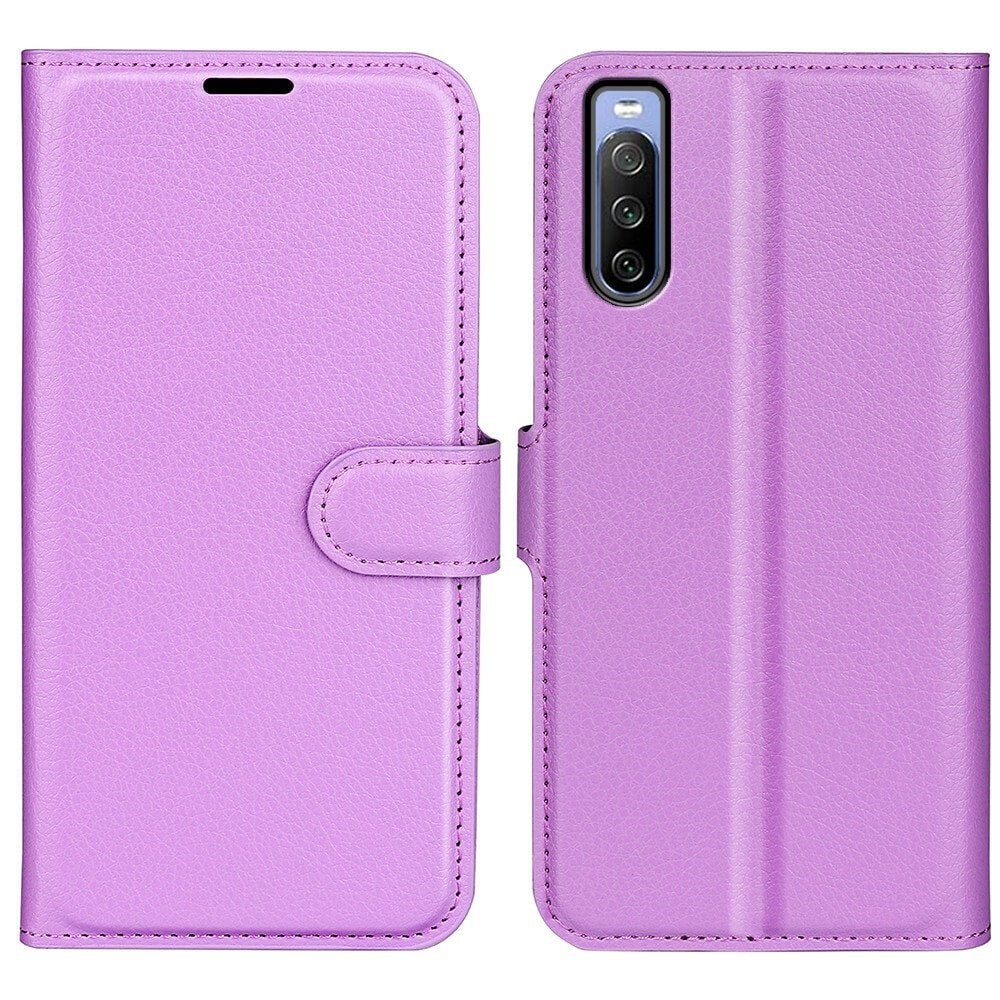 Sony Xperia 10 IV - Leder Etui Hülle