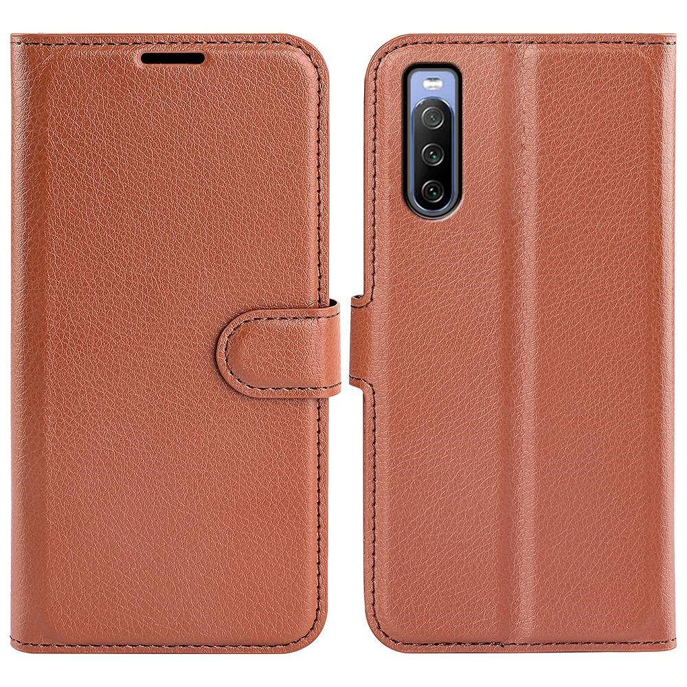 Sony Xperia 10 IV - Leder Etui Hülle