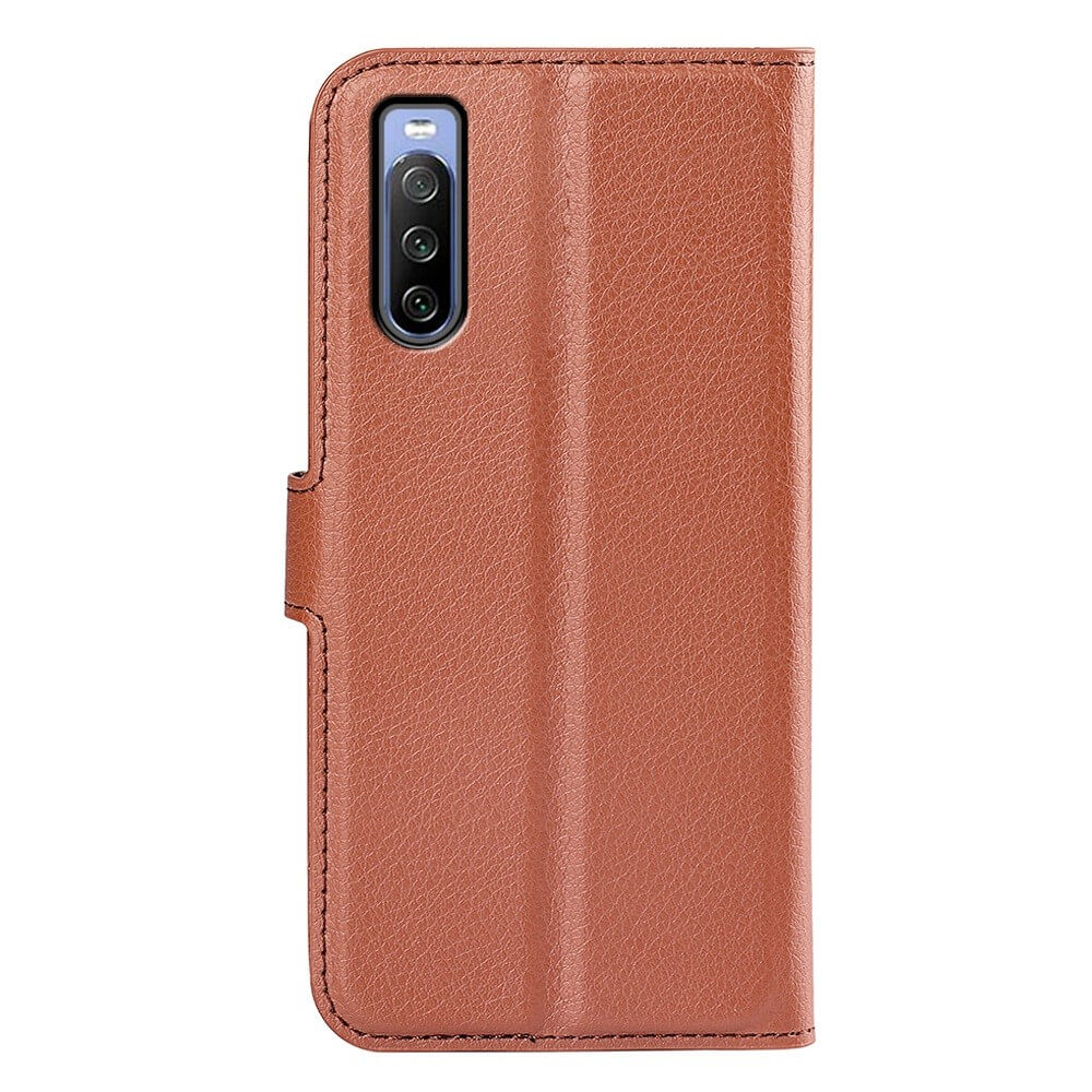 Sony Xperia 10 IV - Leder Etui Hülle