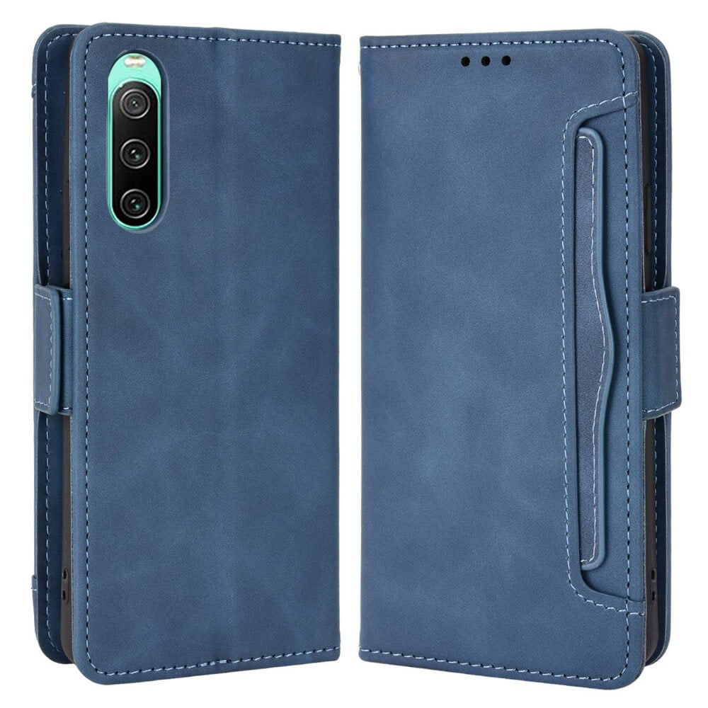 Sony Xperia 10 IV - Etui Mit Vielen Kartenfächer
