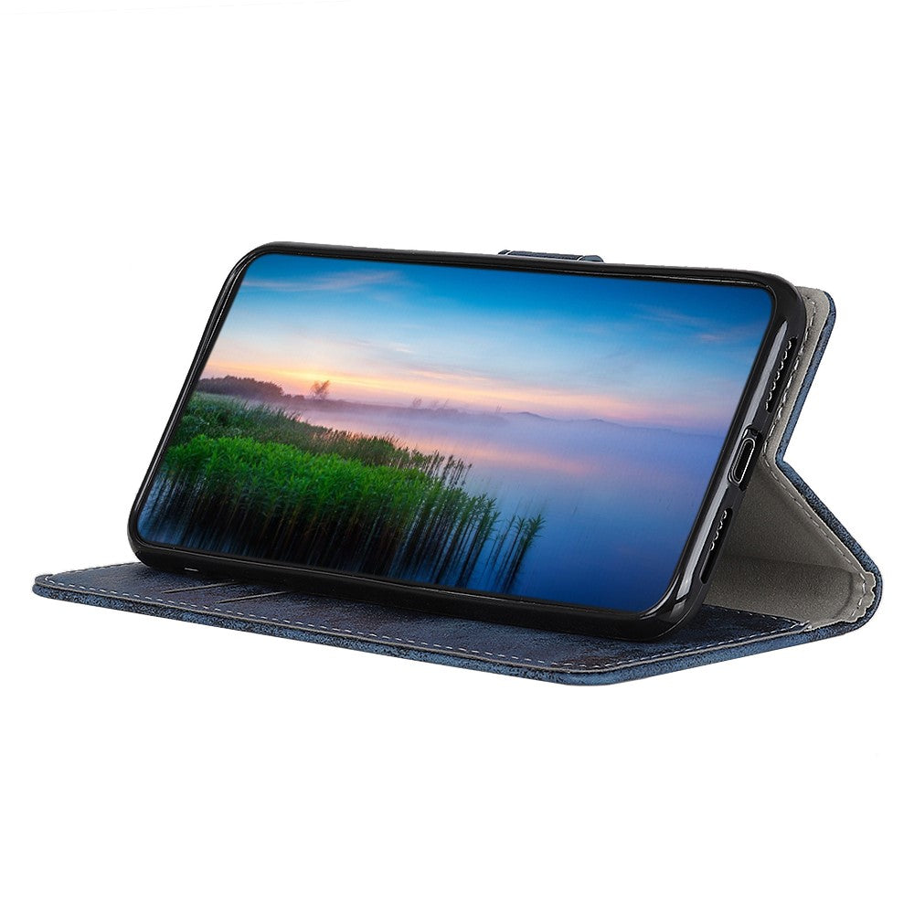 Xiaomi Mi Note 10 - Vintage Etui Wildleder Optik