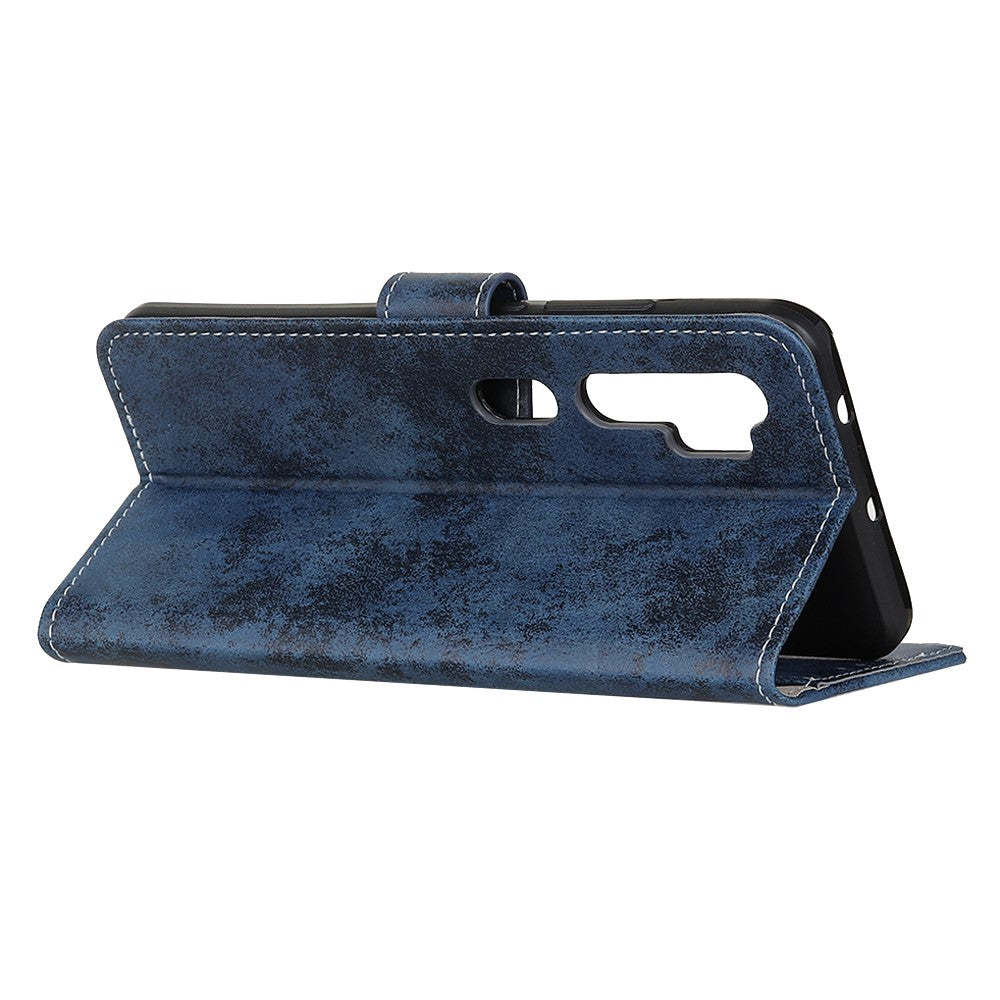 Xiaomi Mi Note 10 - Vintage Etui Wildleder Optik