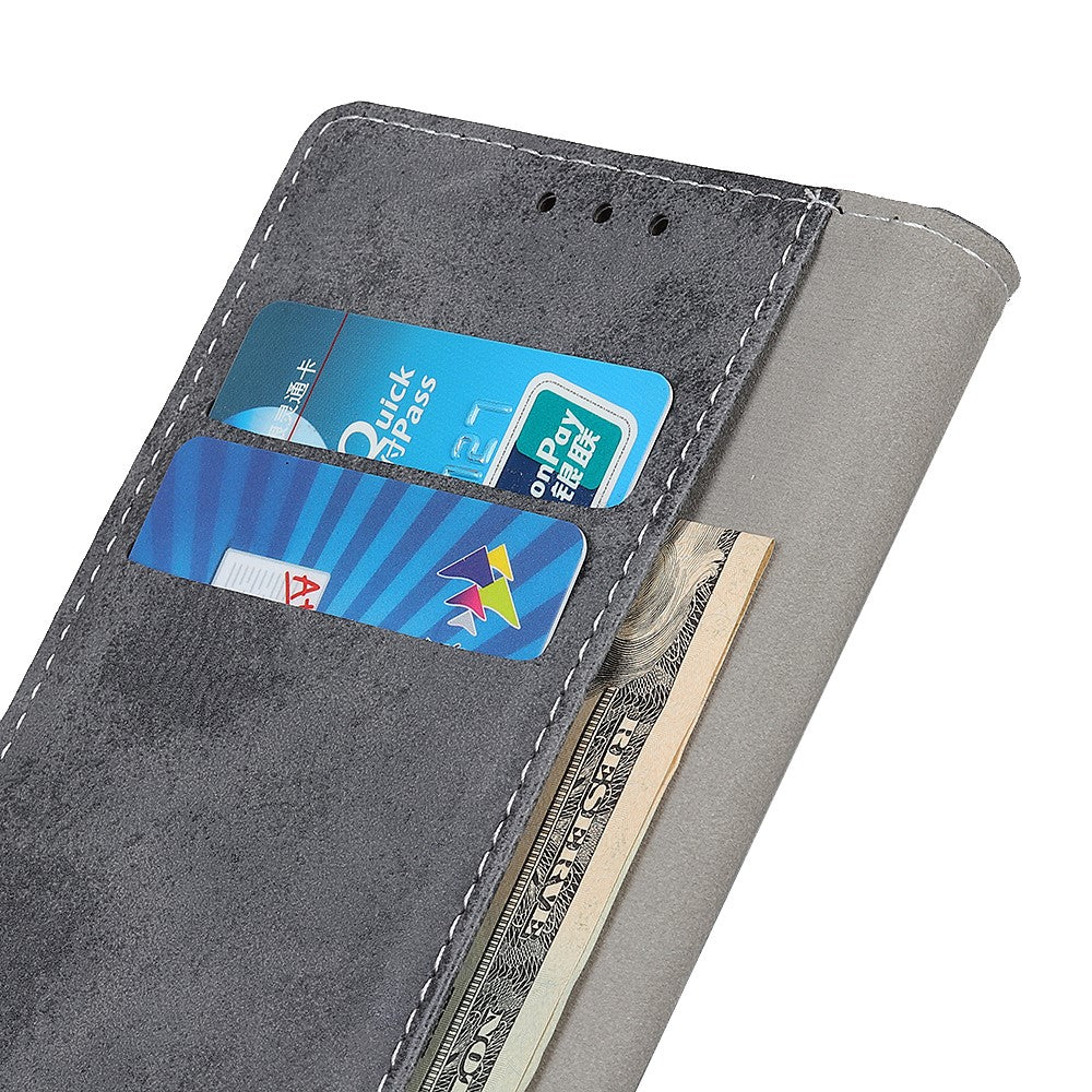 Xiaomi 11 Lite - Vintage Etui Wildleder Optik