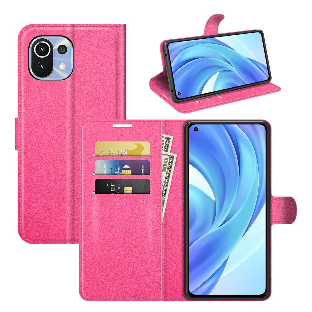 Xiaomi 11 Lite - Leder Etui Hülle