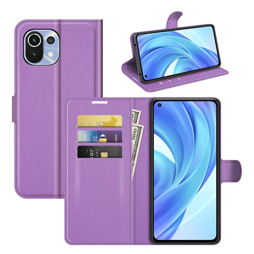 Xiaomi 11 Lite - Leder Etui Hülle