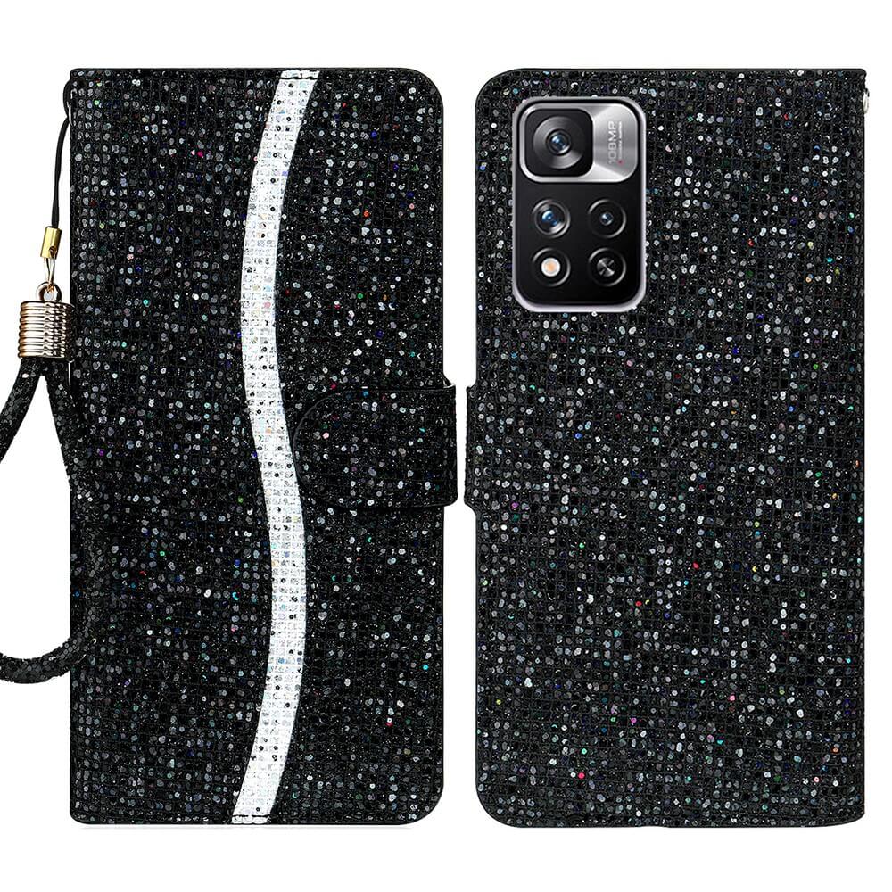 Xiaomi Redmi Note 11 Pro+ - Glitter Leather Case