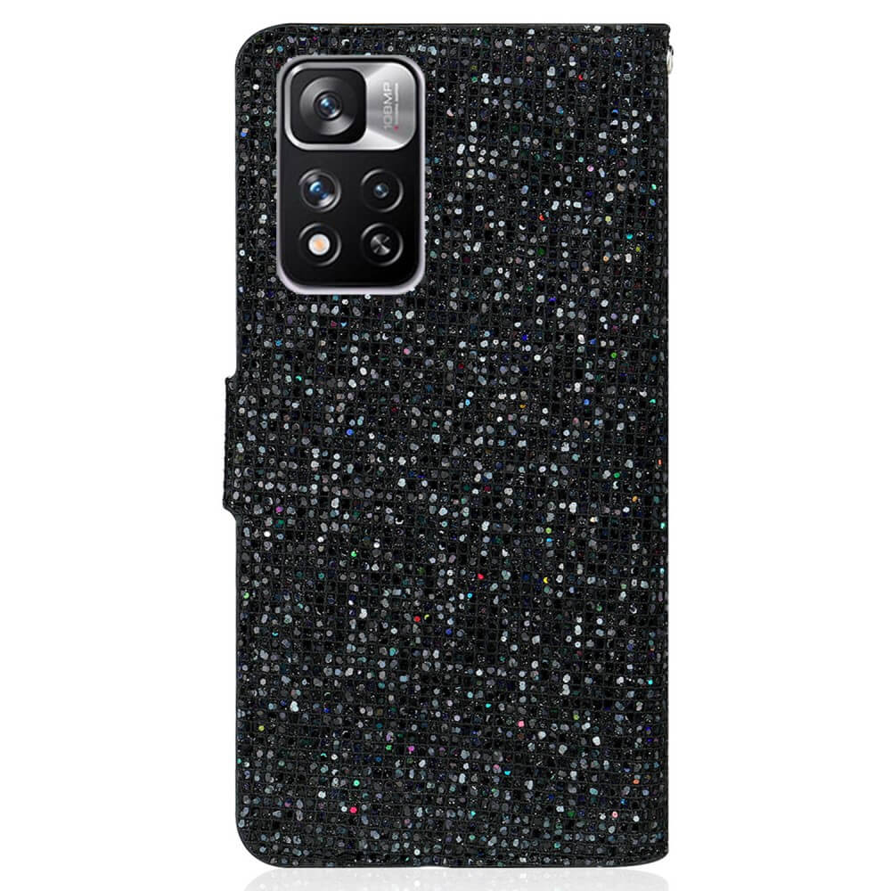 Xiaomi Redmi Note 11 Pro+ - Glitter Leather Case