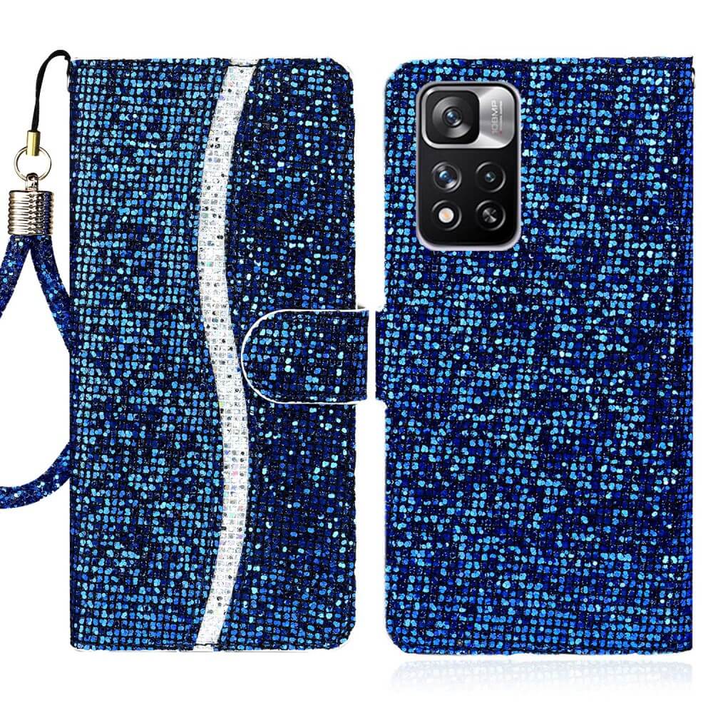 Xiaomi Redmi Note 11 Pro+ - Glitter Leather Case