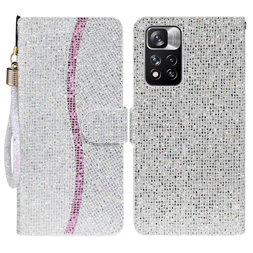 Xiaomi Redmi Note 11 Pro+ - Glitter Leather Case