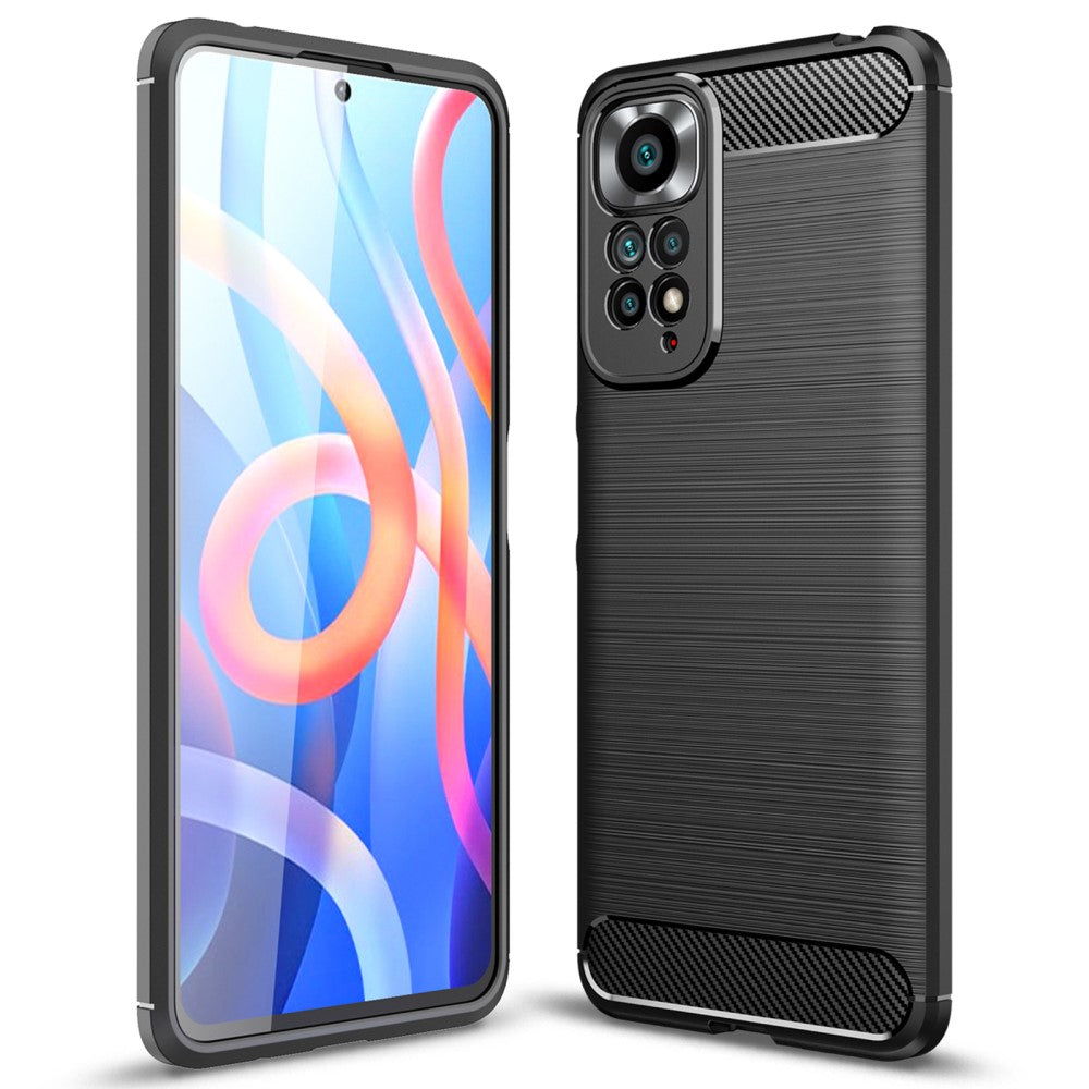 Xiaomi Redmi Note 11 - Metal Carbon Look Case
