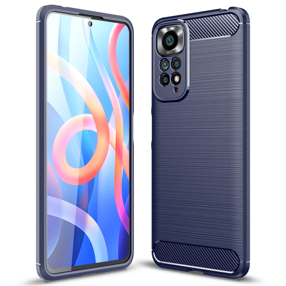Xiaomi Redmi Note 11 - Metal Carbon Look Case