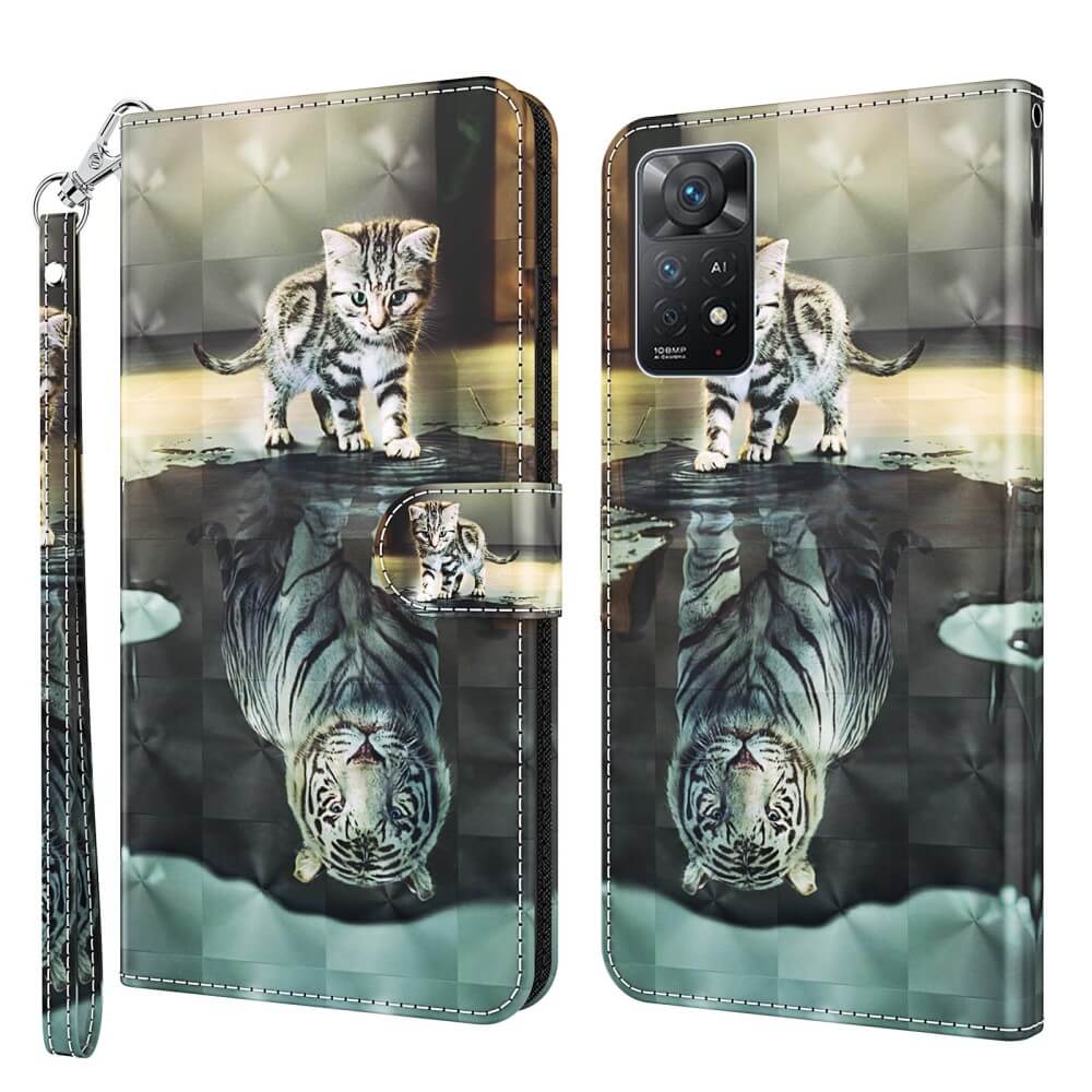 Xiaomi Redmi Note 11 Pro / 12 Pro - case glitter effect Wolf