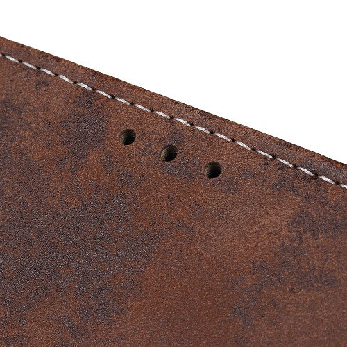 Google Pixel 6 - Vintage Etui Wildleder Optik