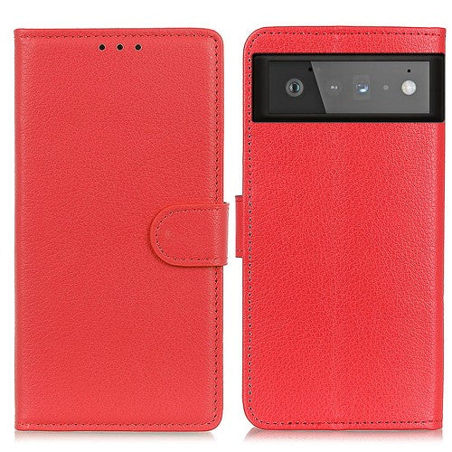 Google Pixel 6 - Leder Etui Hülle