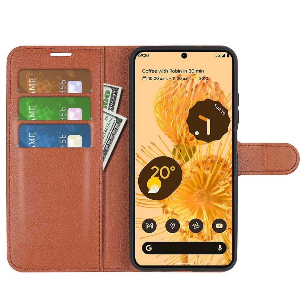 Google Pixel 7 - Leder Etui Hülle