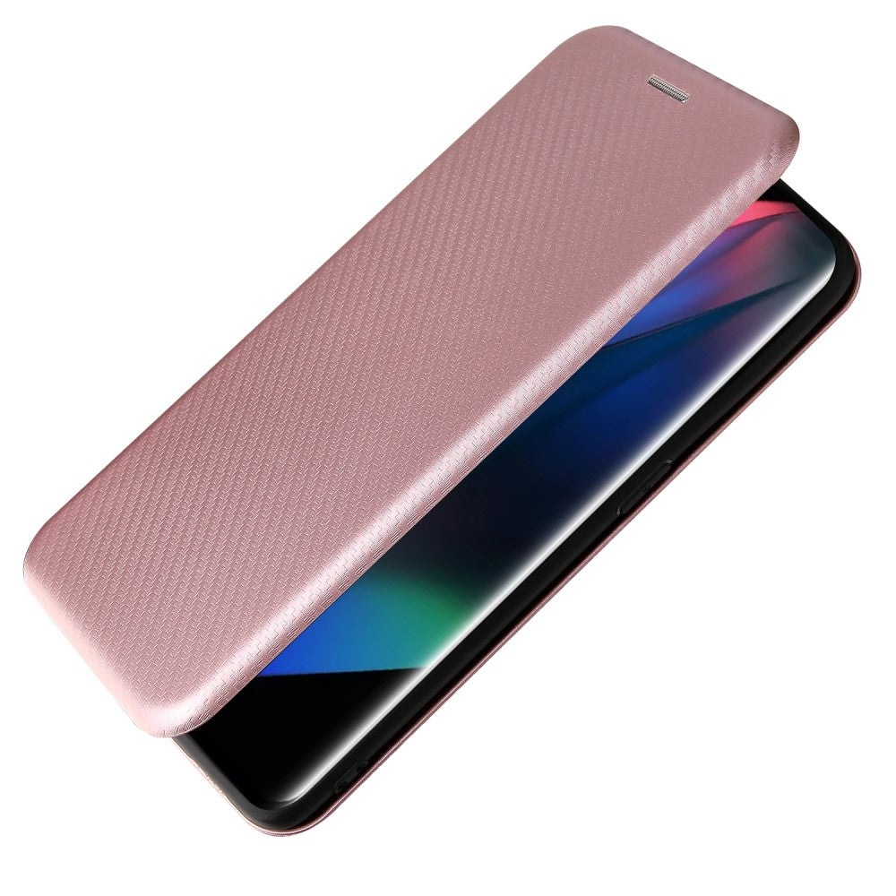 Oppo Find X3 Pro - Carbon Look Flip Case Case