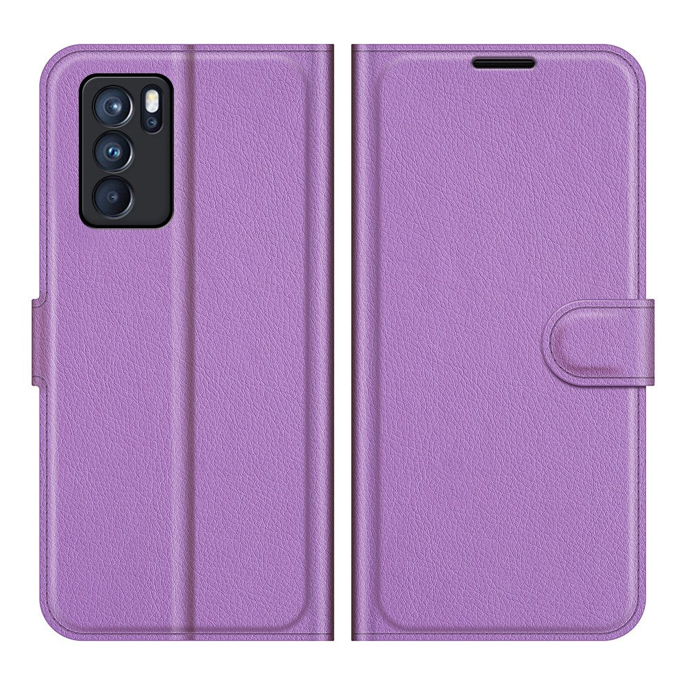 OPPO Reno6 Pro - Leder Etui Hülle