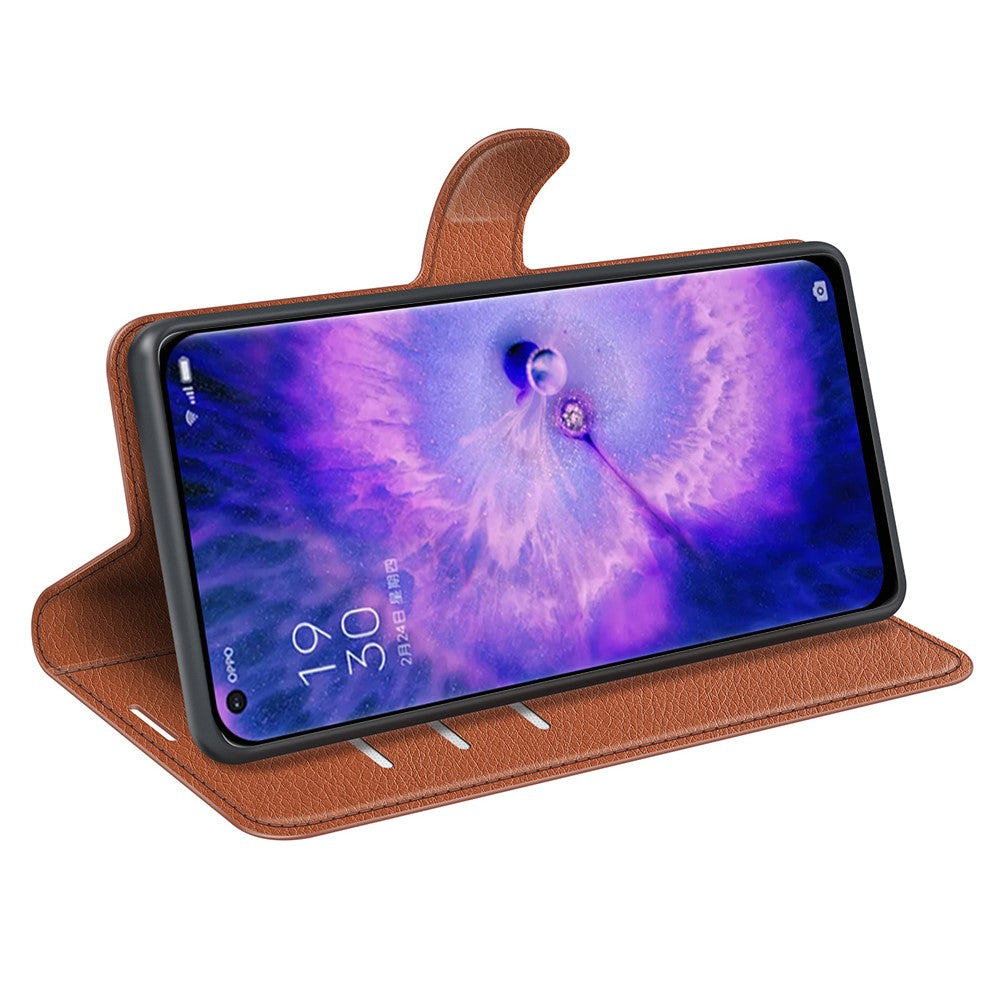 OPPO Find X5 - Leder Etui Hülle