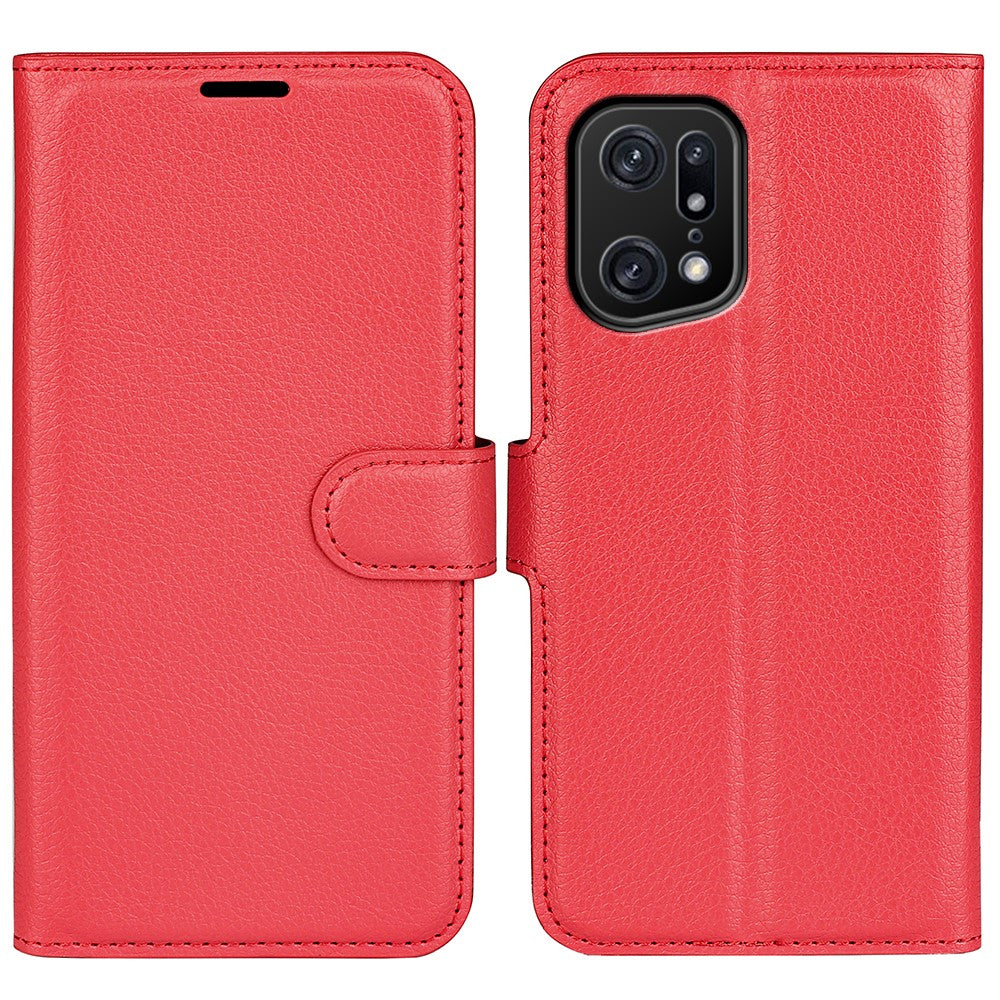 Oppo Find X5 Pro - Leather Case Cover