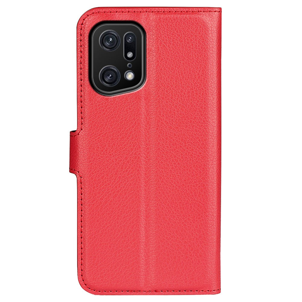 Oppo Find X5 Pro - Leather Case Cover
