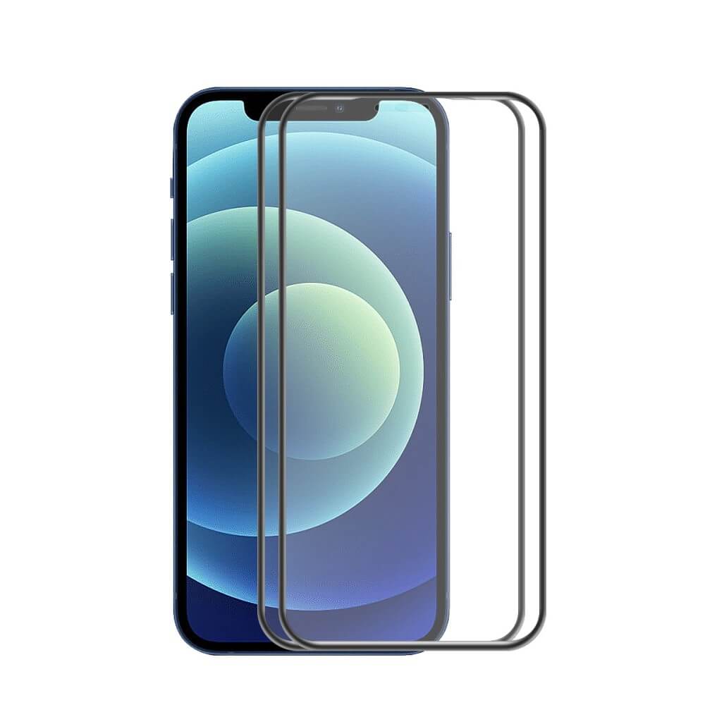 iPhone 12 / 12 Pro - Enkay 2 pz. Pellicola protettiva in vetro frontale