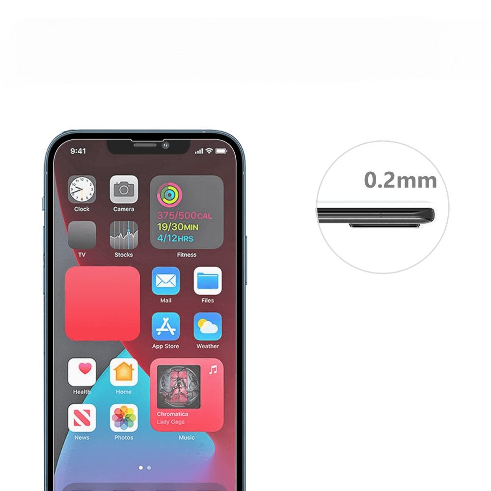 iPhone 14 Plus / 13 Pro Max - 2 pièces vitre protective pour display