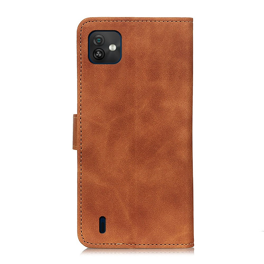 Wiko Y82 - Vintage Leder Etui Hülle