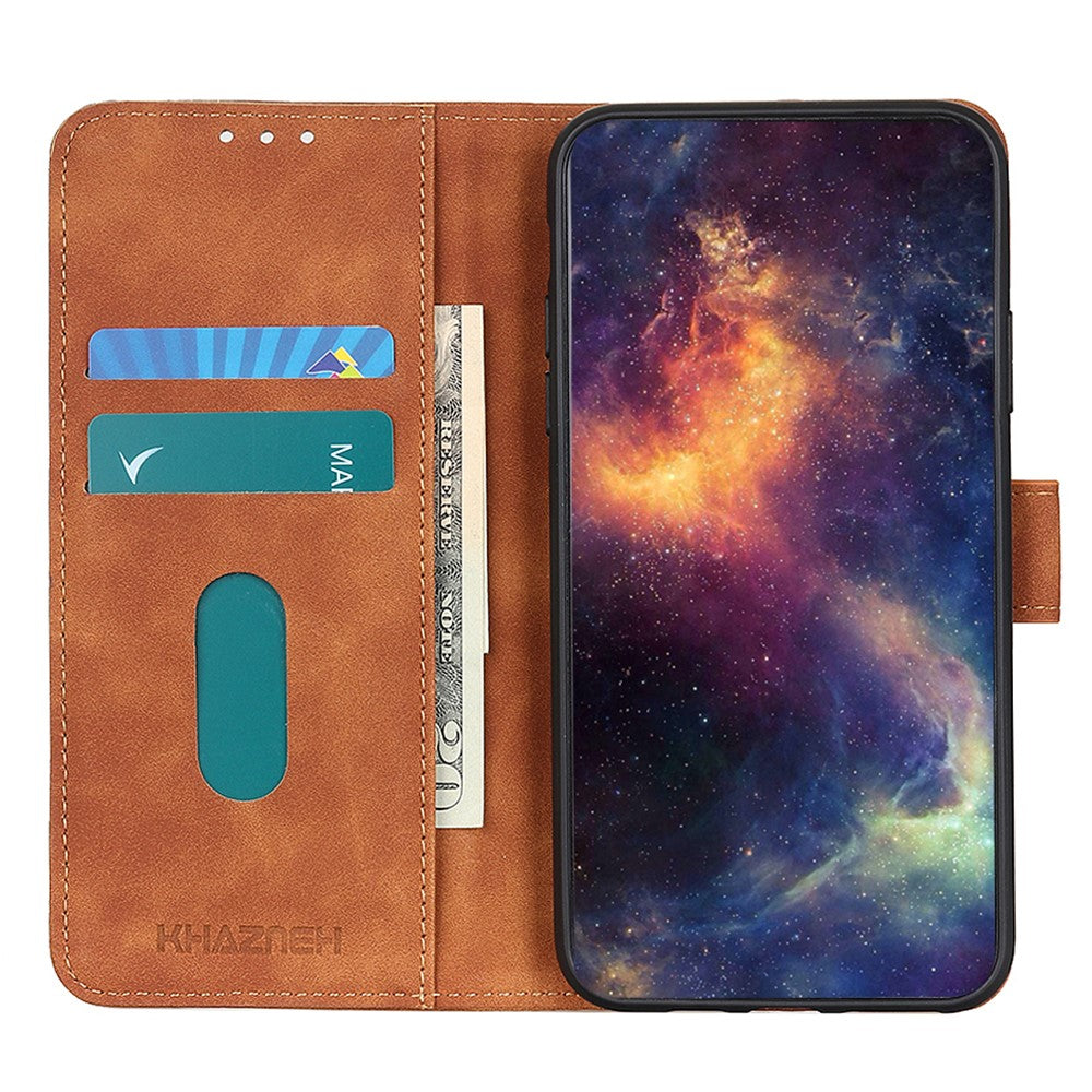 Wiko Y82 - Vintage Leder Etui Hülle