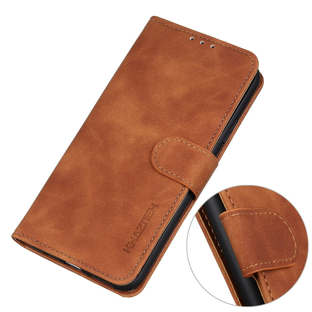Wiko Y82 - Vintage Leder Etui Hülle