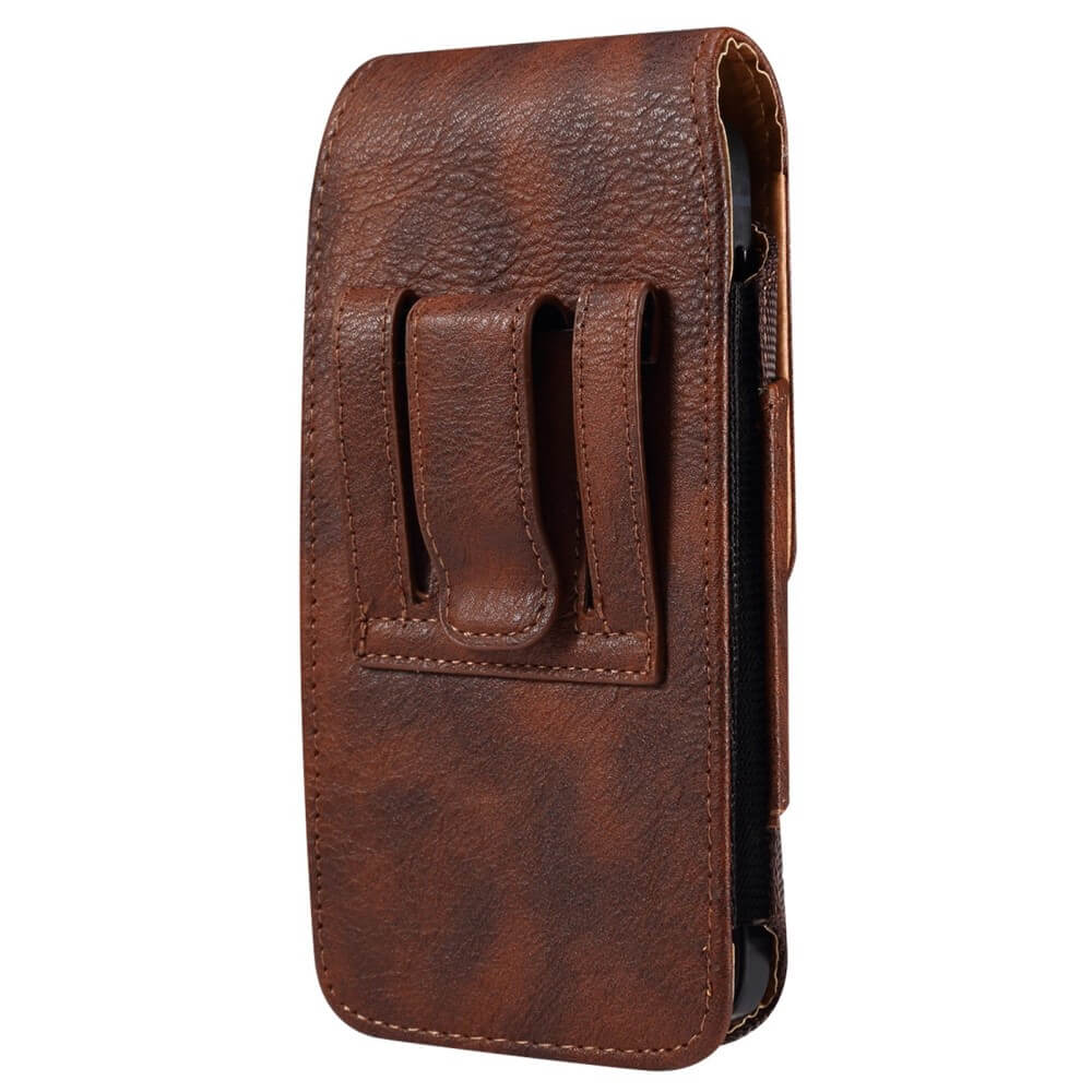 Nylon - cuir sacoche ceinture avec porte carte noir / L