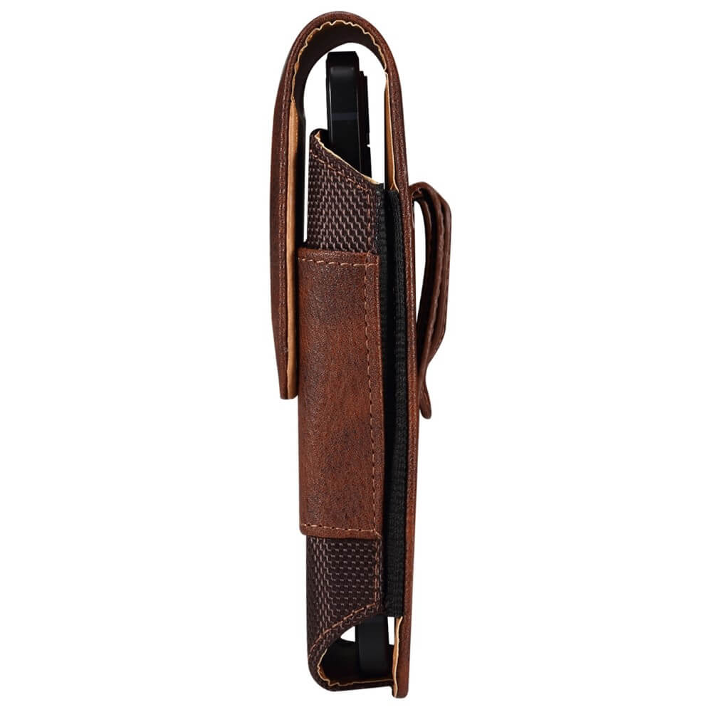 Nylon - cuir sacoche ceinture avec porte carte noir / L