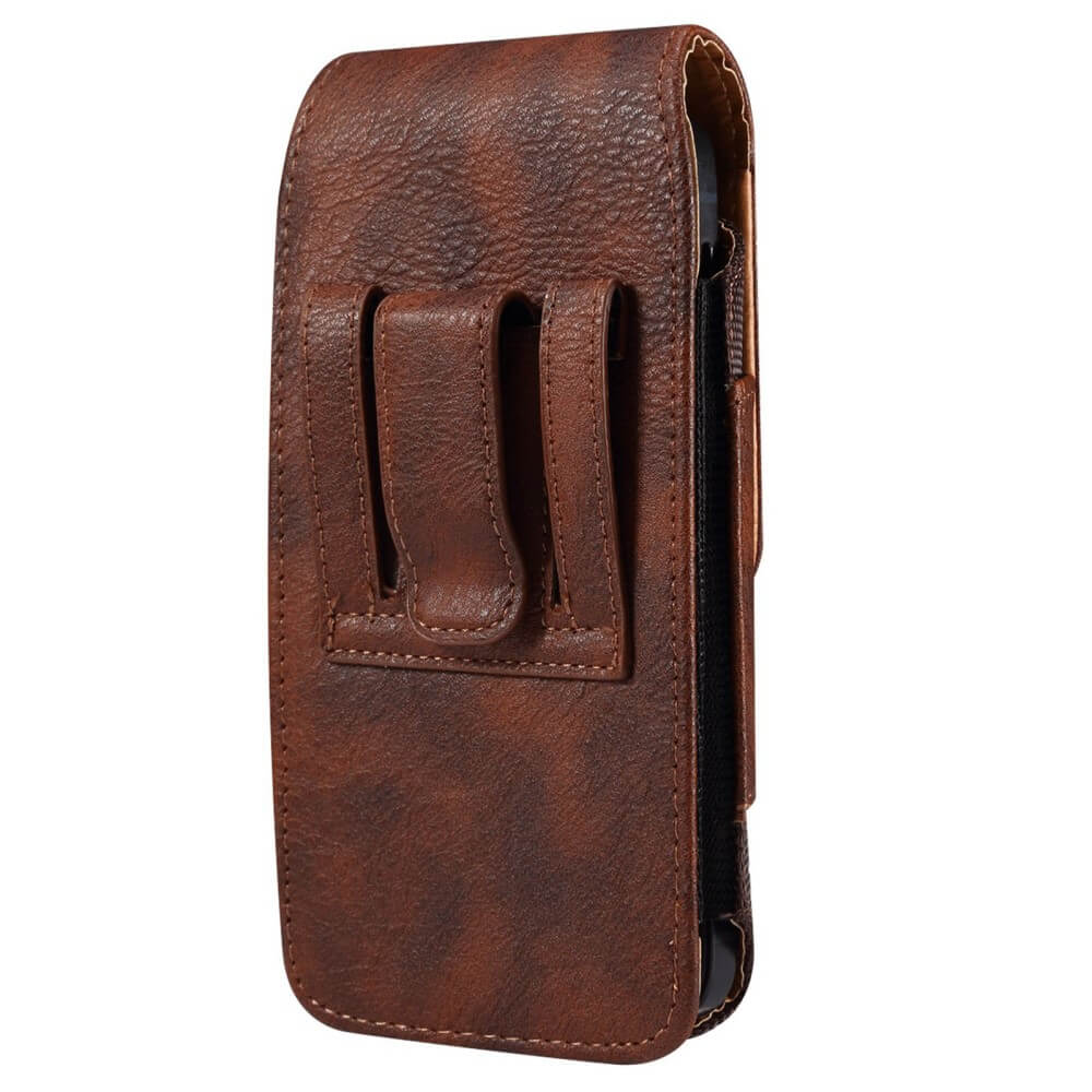 Nylon - leather belt bag with card pocket black / XL