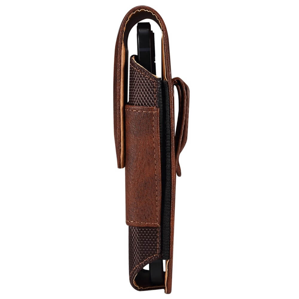 Nylon - cuir sacoche ceinture avec porte carte noir / M