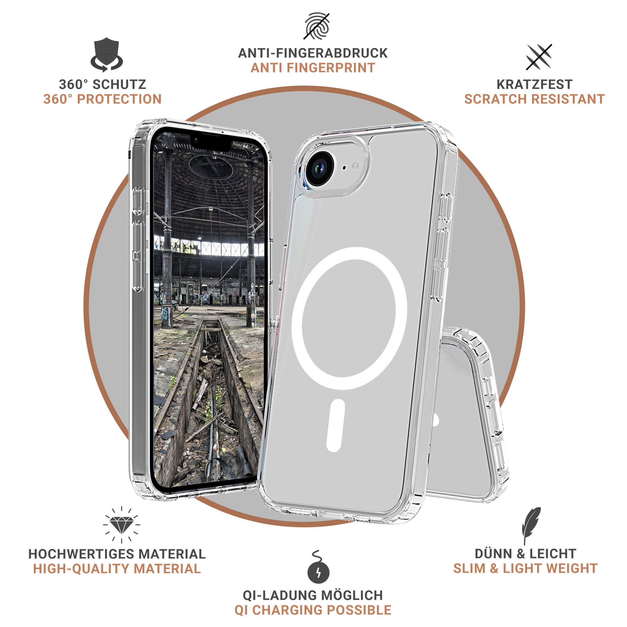 iPhone 16e - JT Pankow Clear MagSafe