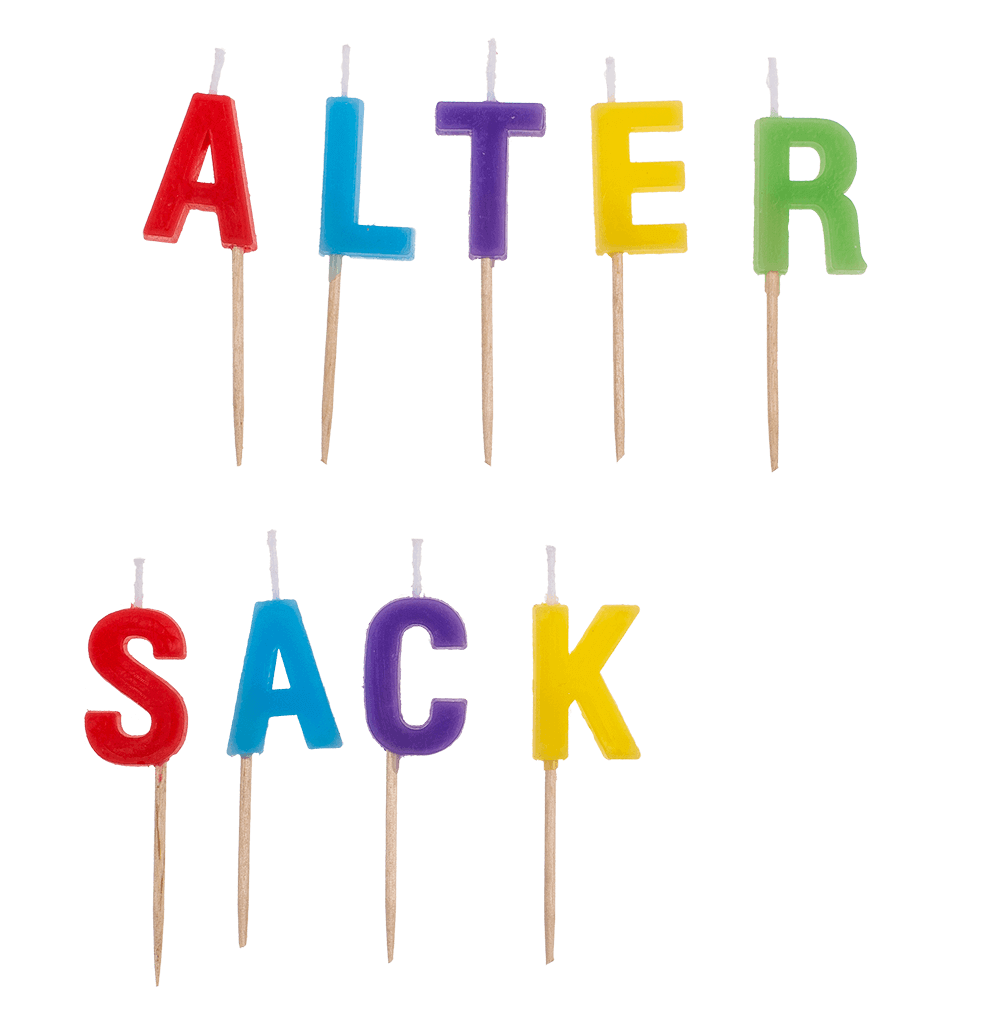 Geburtstagskerzen Alte