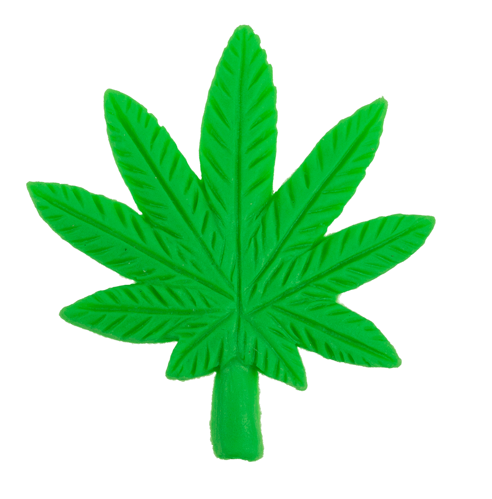 Foglia di cannabis magica in plastica