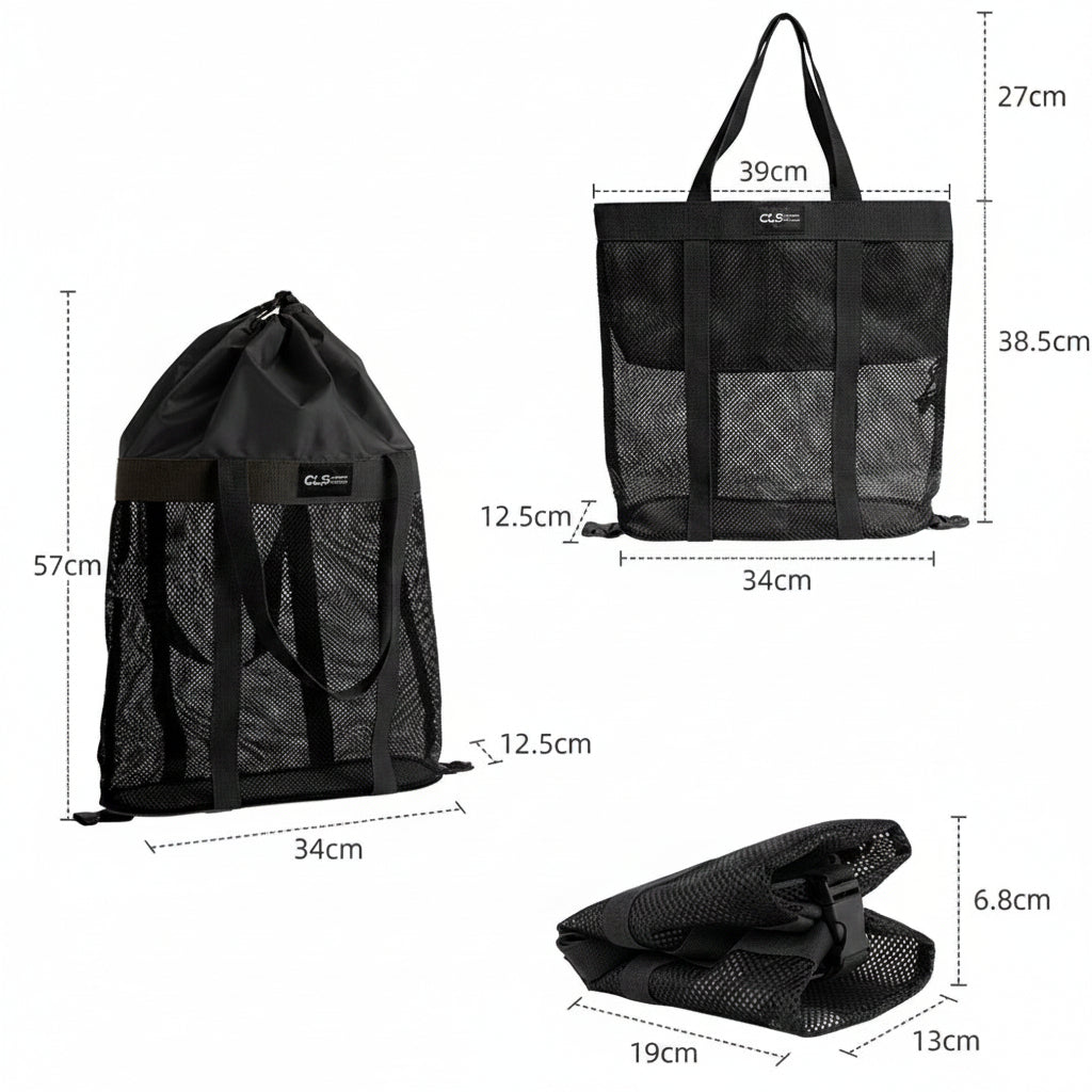 Sac filet anti-sable pour pique-nique