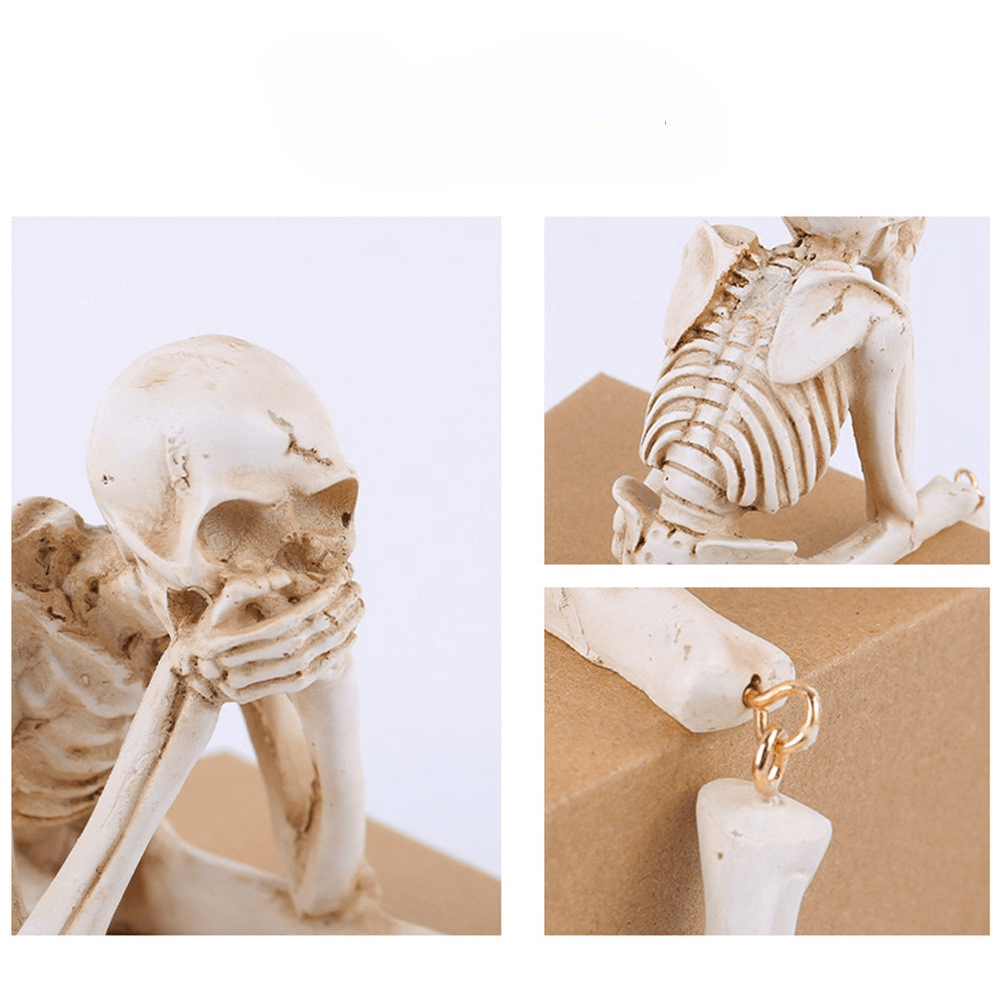 Set di 3 scheletri gambe penzolanti